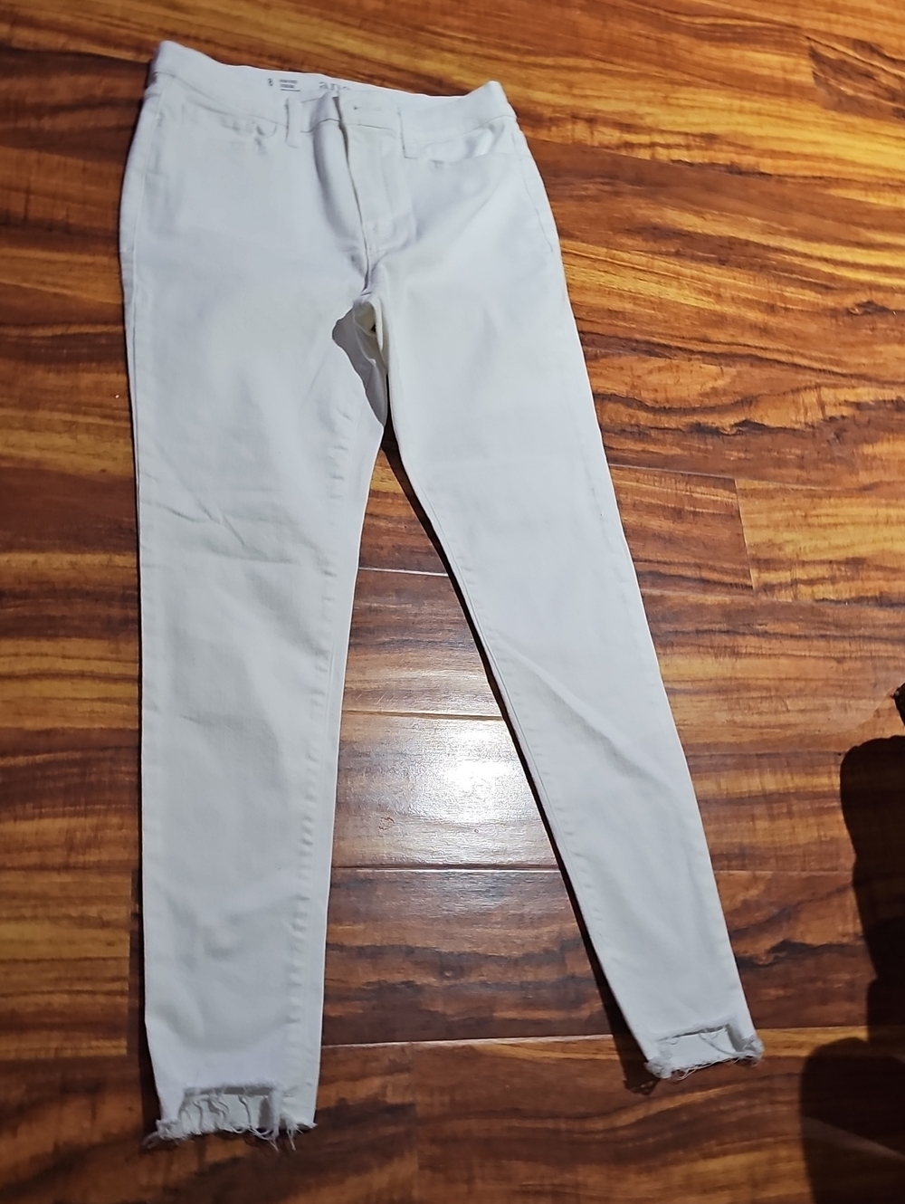 a.n.a A New Approch High Rise Skinny Jeans - Classic Slim Fit White Size 8 New